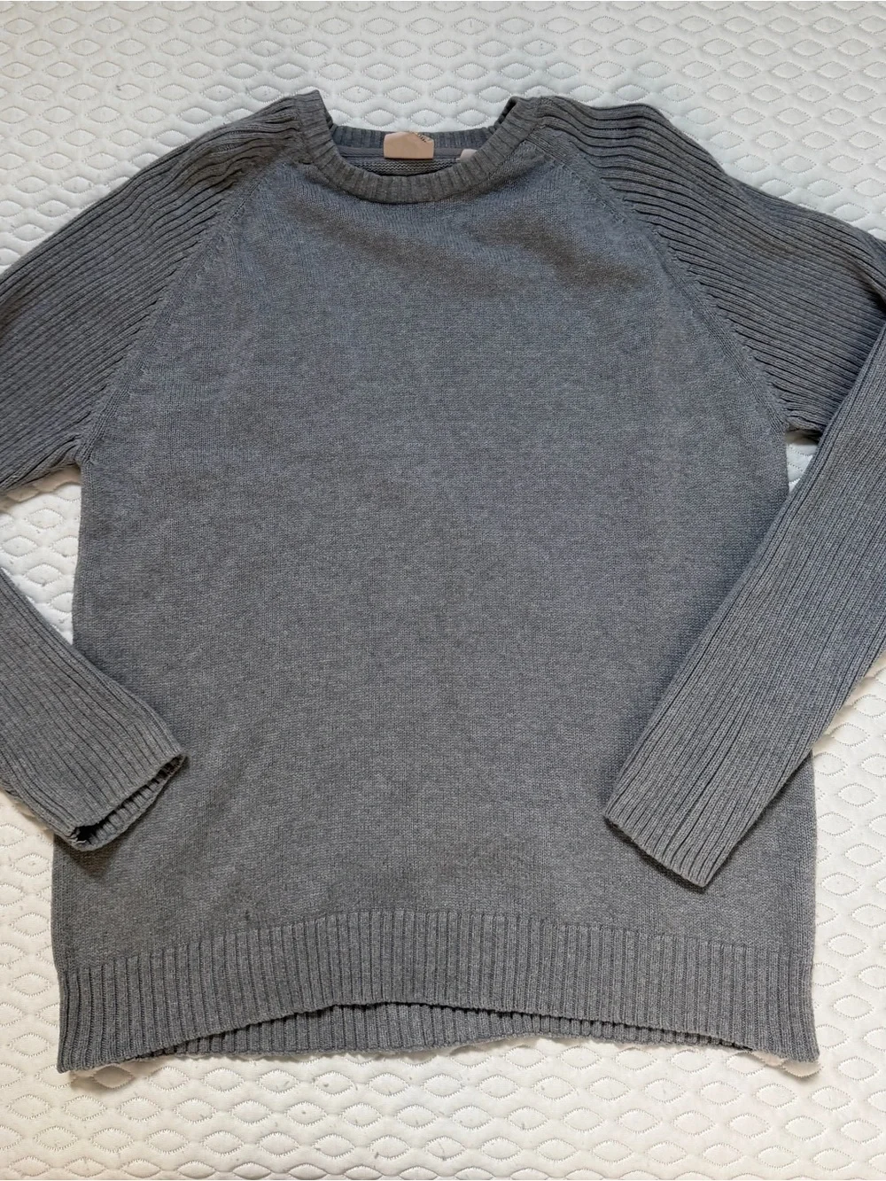 Timberland Men's Heather Gray Crewneck Sweater 0416